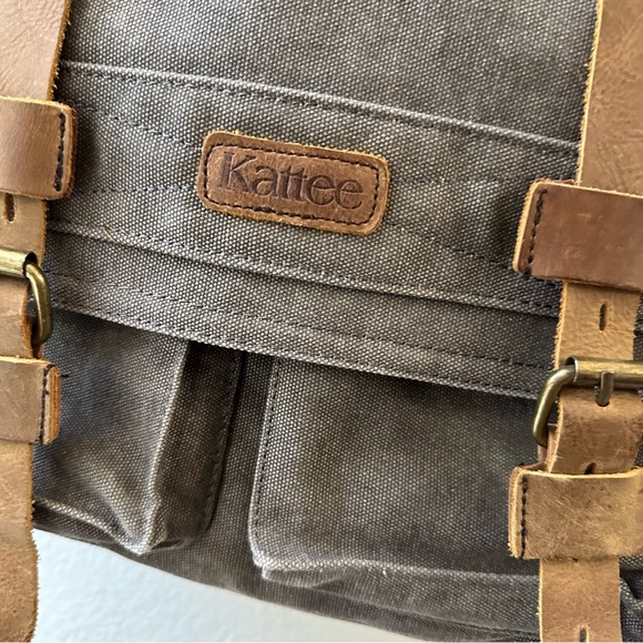 kattee Bags Kattee Leather Canvas Camera Bag Vintage Dslr Slr